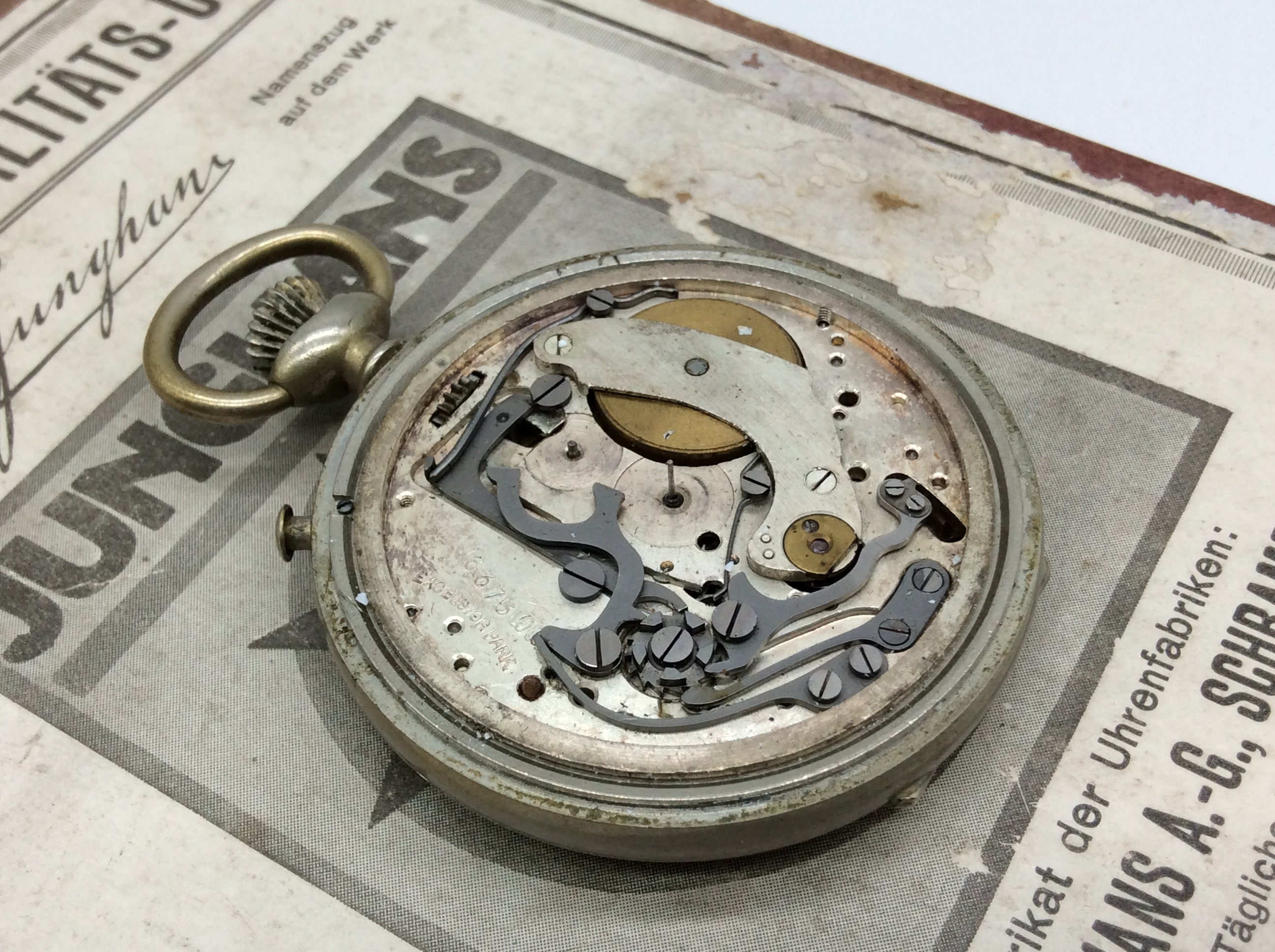 Excelsior Park Basis 30 Switzerland Stopwatch 1930s Etsy UK