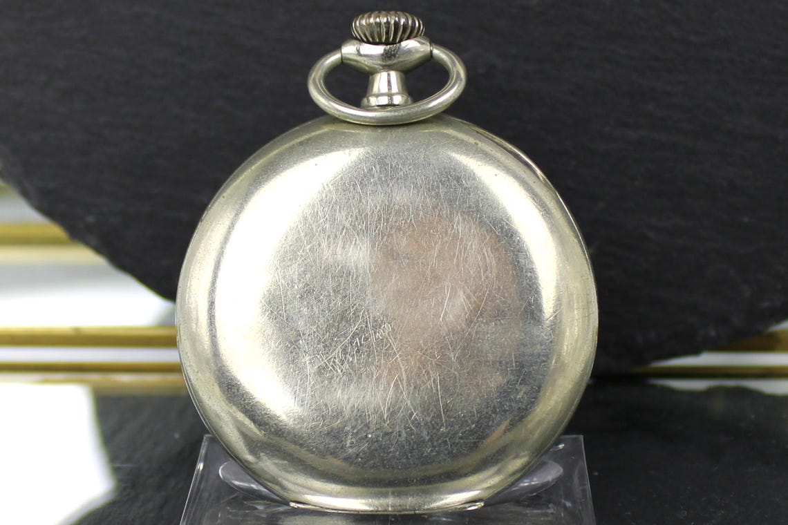 Antike Omega Taschenuhr, Schweiz, um 1910 (Antique Omega Pocket Watch, Switzerland, circa 1910), foto 4 de 5