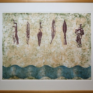 Color lithograph, Martin Noll, hand signed, limited, 8/12