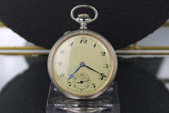 Antike Junghans Herrentaschenuhr, um 1930 (Antique Junghans Men's Pocket Watch, Germany, 1930s)