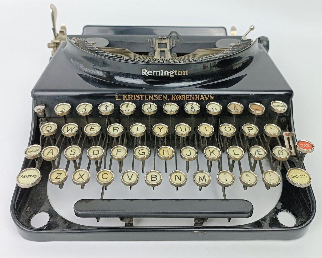 forligsmanden Mand søster Remington Typewriter USA Around 1910 With Case - Etsy