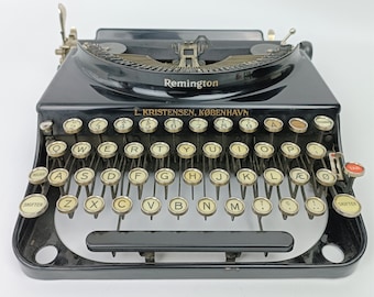 Remington typewriter, USA around 1910, with case