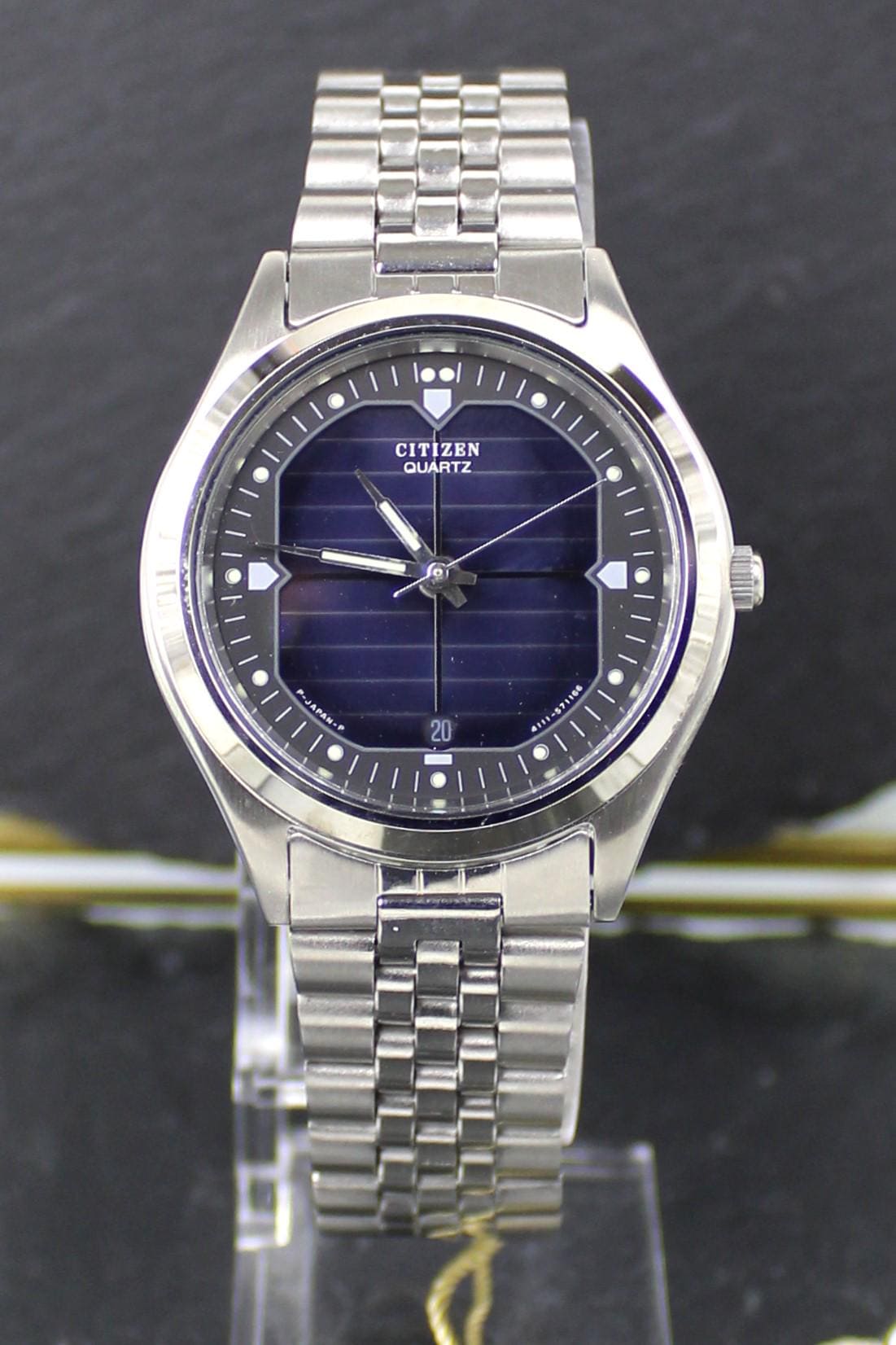 Citizen Solar Wristwatch 4110 - 571151 K Japan, 1986 - Etsy