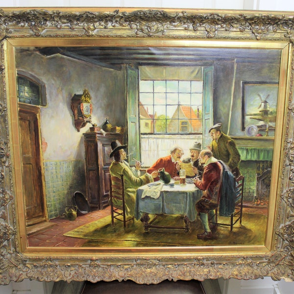 Painting by Munich Artist Adolf Nauer, Signed