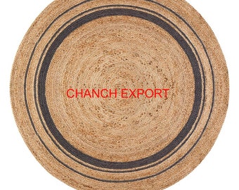 Natural Jute Rug| Round Jute Rug For Floor and kitchen | Natural Jute Rug Handwoven Rugs,floor and ,eco friendly rugrugs,