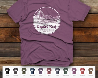 Capitol Reef National Park Unisex garment-dyed heavyweight t-shirt | Comfort Colors 1717 | 20 Color Options