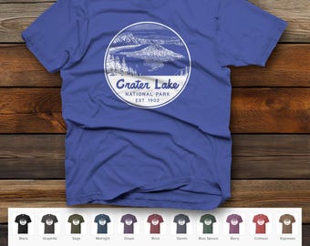 Crater Lake National Park Unisex garment-dyed heavyweight t-shirt | Comfort Colors 1717 | 20 Color Options