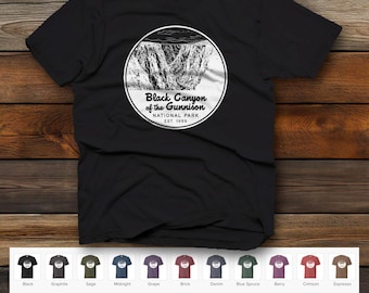 Black Canyon National Park T-Shirt | Comfort Colors Garment-Dyed Tee