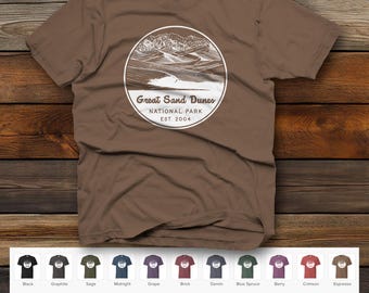 Great Sand Dunes National Park T-Shirt | Garment-Dyed Comfort Colors Tee