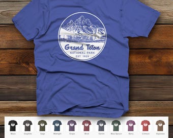 Grand Teton National Park Unisex garment-dyed heavyweight t-shirt | Comfort Colors 1717 | 20 Color Options