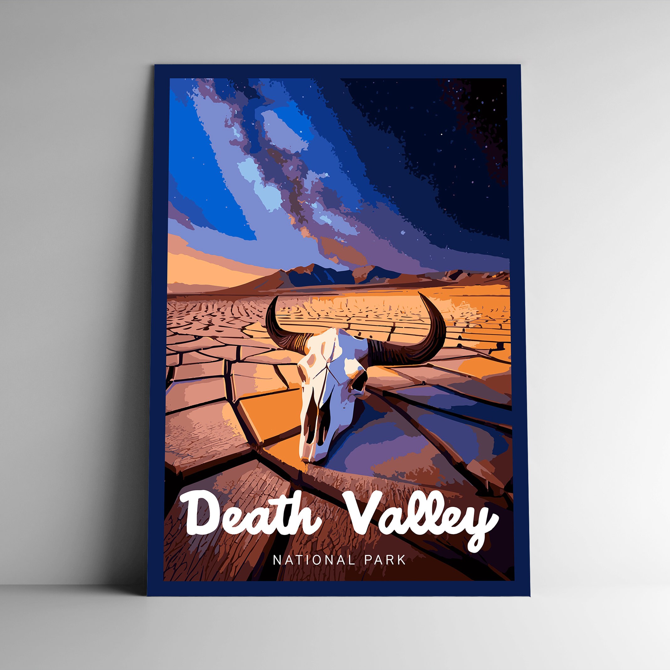 Death Valley National Park Metallschild - Vintage Blechschild 20x30cm Wanddekoration