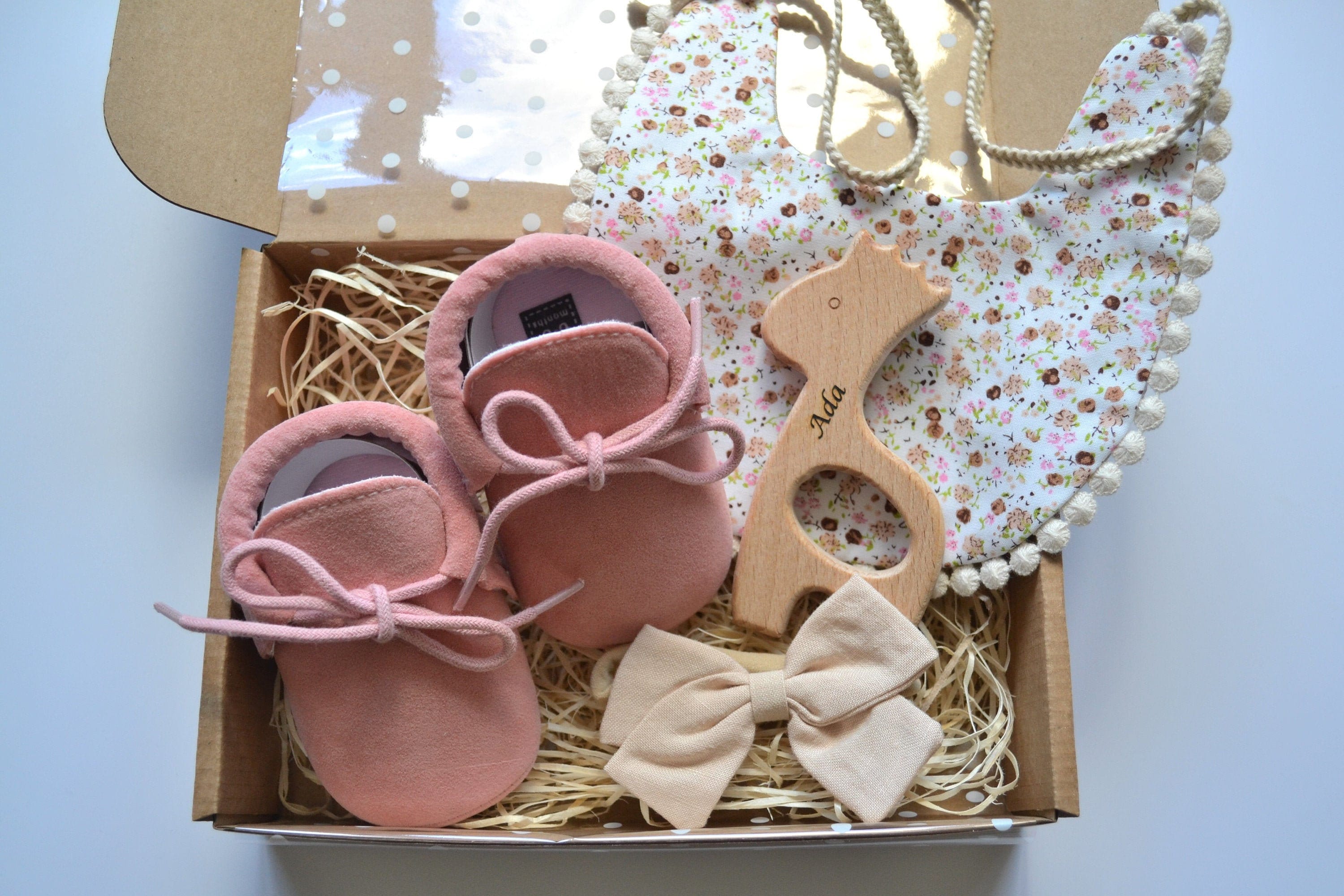 Baby Girl Gift Box New Baby Gift Set Baby Shower Box Etsy UK