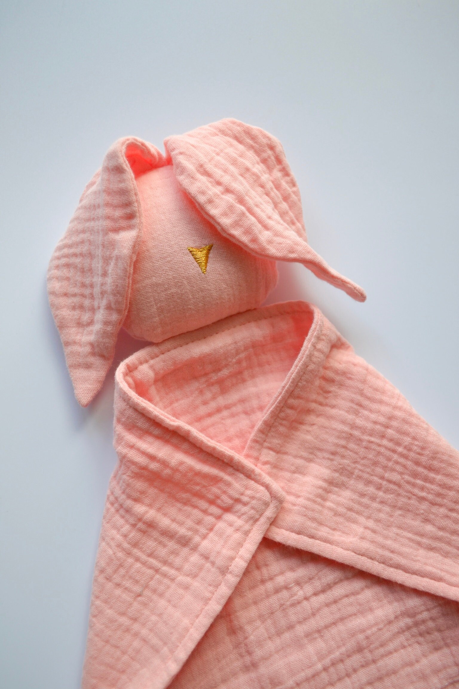 Pink Bunny Comforter Bunny Muslin Cotton Comforter Baby Etsy Canada