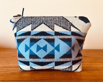 Pendleton® Pouch Cell Phone,  Accessory Cosmetics Bag, Southwest Design Blues Kindle Wallet, Zippered Pouch