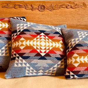 Pendleton® Wool Pillows, Smith Rock Design Pillows, Western Southwestern Ranch Decor