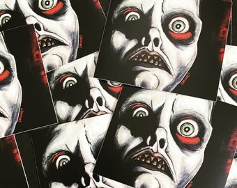 Pazuzu Demon Art Print, The Exorcist Inspired