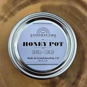 Orange and Ginger Herbal Honey Electuary 4 oz.