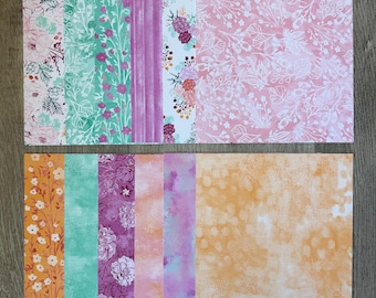 Unbounded Beauty Designer Series Paper: Stampin Up! 6"x6" double-sided sheets, 12 sheets