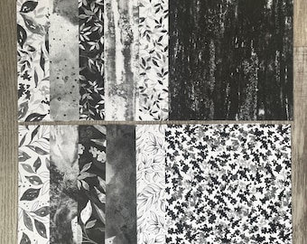 Stampin' Up! Botanical Textures Designer Series Paper Sampler, 6"x6" double-sided sheets, 12 sheets