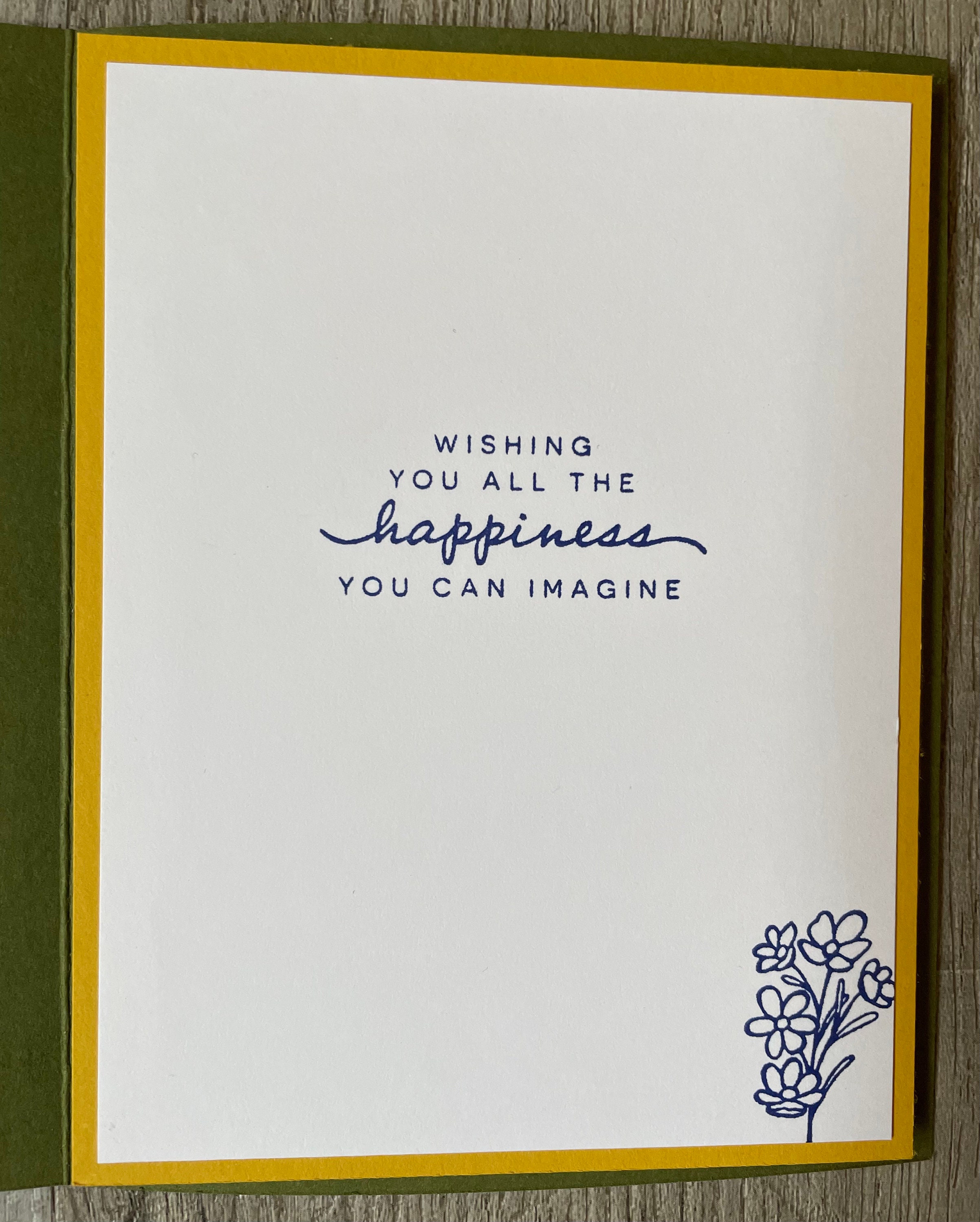 Stampin Up Card Congratulations Card Birthday Card Dainty Flowers ...