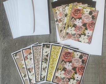 Card Making Kit- Quick and Easy- DIY for Beginners- Set of 6 blank notecards- Stampin' Up!