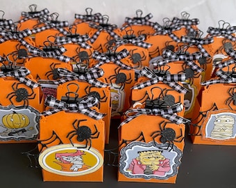 Halloween Treat Boxes, Stampin' Up!, Handmade