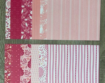 Countryside Rose Designer Series Paper: Stampin Up! 6"x6" double-sided sheets, 12 sheets