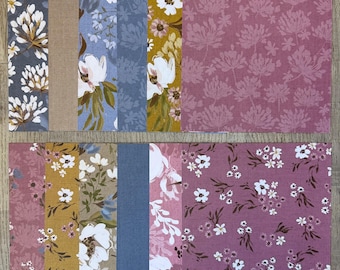 Wildly Flowering Designer Series Paper: Stampin Up! 6"x6" double-sided sheets, 12 sheets