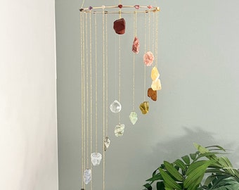 The Rainbow Crystal Mobile Natural Crystals