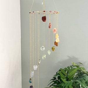 The Rainbow Crystal Mobile Natural Crystals