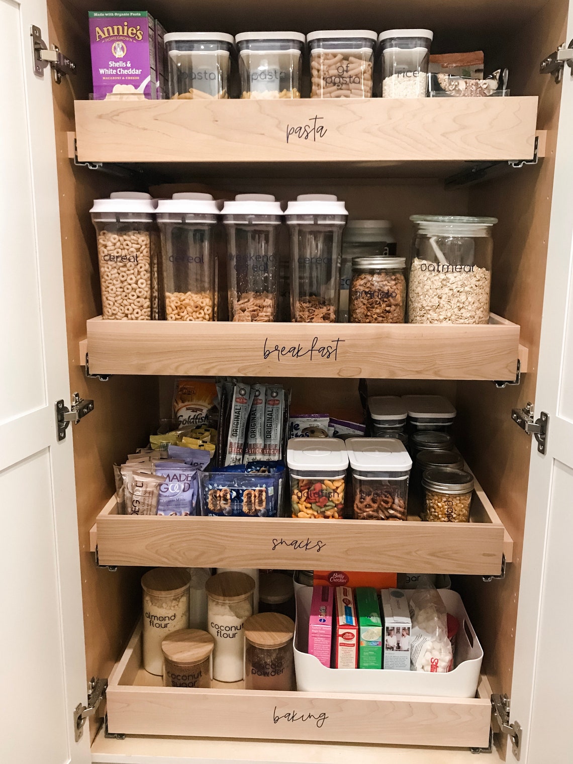 Custom Pantry Container Labels Storage Labels Pantry Etsy