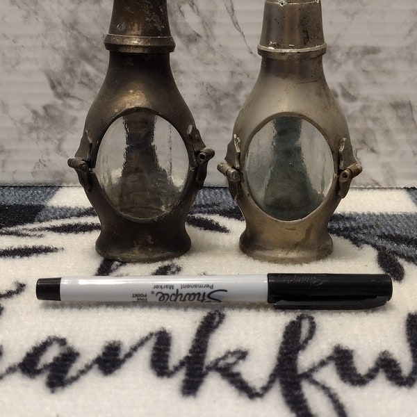 Vintage sterling silver salt pepper shakers