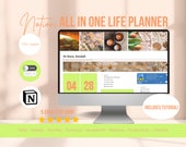 Notion Life Planner - Ultimate Notion Planner - That Girl Planner - Mood Tracker - Notion Templates -Ultimate Planners