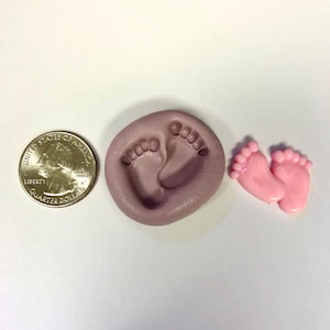 Combined Baby Footprints Silicone Molds