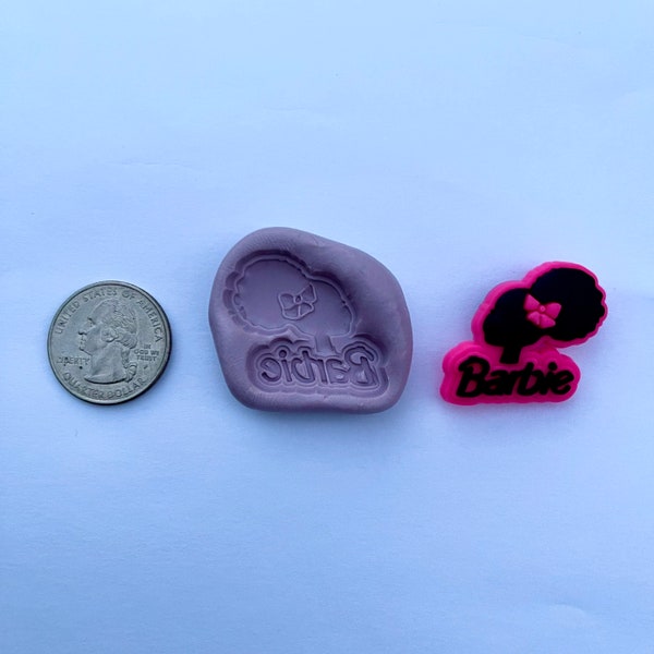 Afro B Doll Girl Silicone Mold