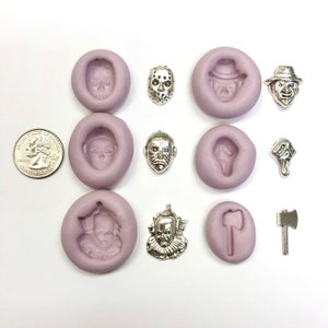 Halloween/Horror Movie Bad Guys Silicone Molds