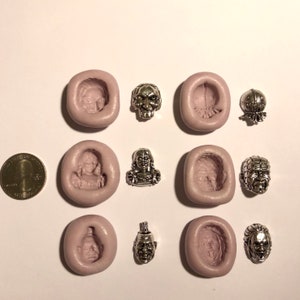 May include: A set of 10 silicone molds for making resin charms. The molds are in the shape of various horror movie characters, including Freddy Krueger, Jason Voorhees, and Michael Myers. The molds are made of high-quality silicone and are easy to use and clean.