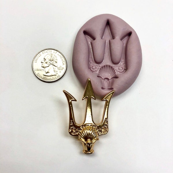 Fancy Trident Silicone Mold