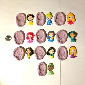 Various Princess Silicone Molds