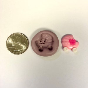 Mini Baby Carriage Silicone Molds