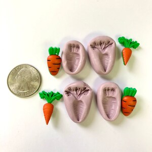 Various Little Carrots Silicone Molds
