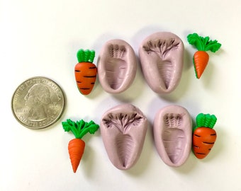 Various Little Carrots Silicone Molds