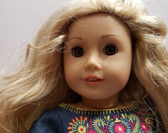 american girl doll with freckles