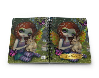 Butterfly Fairy Spiral Bound Journal 5x7 Rule Lined Journal : Faerie Notebook | Fairy Notebook | Butterfly Journal | Fairy Core Journal | Gr