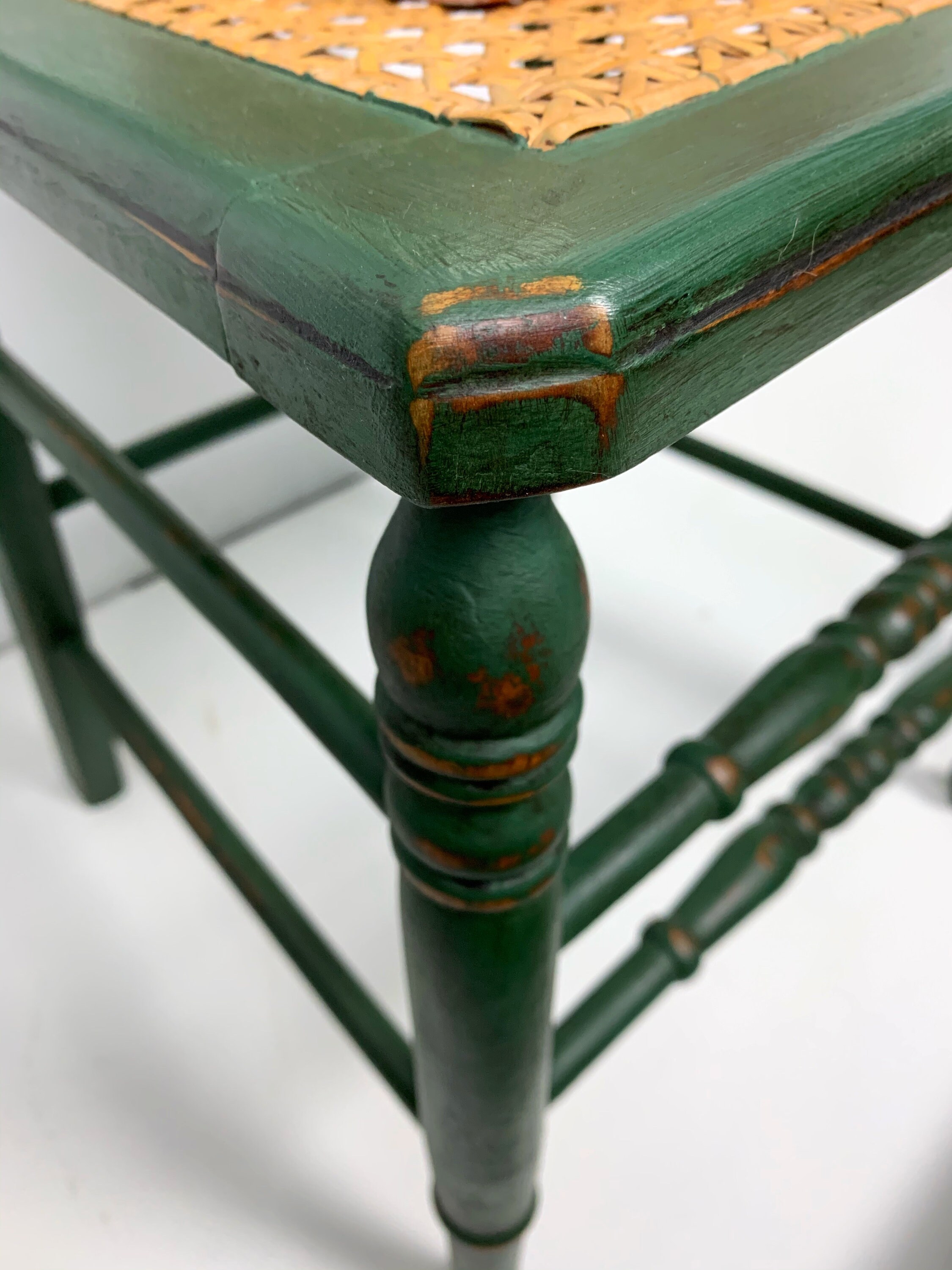 Antique Cane Chair Pair. Vintage Cane Chair Set. Wooden Etsy