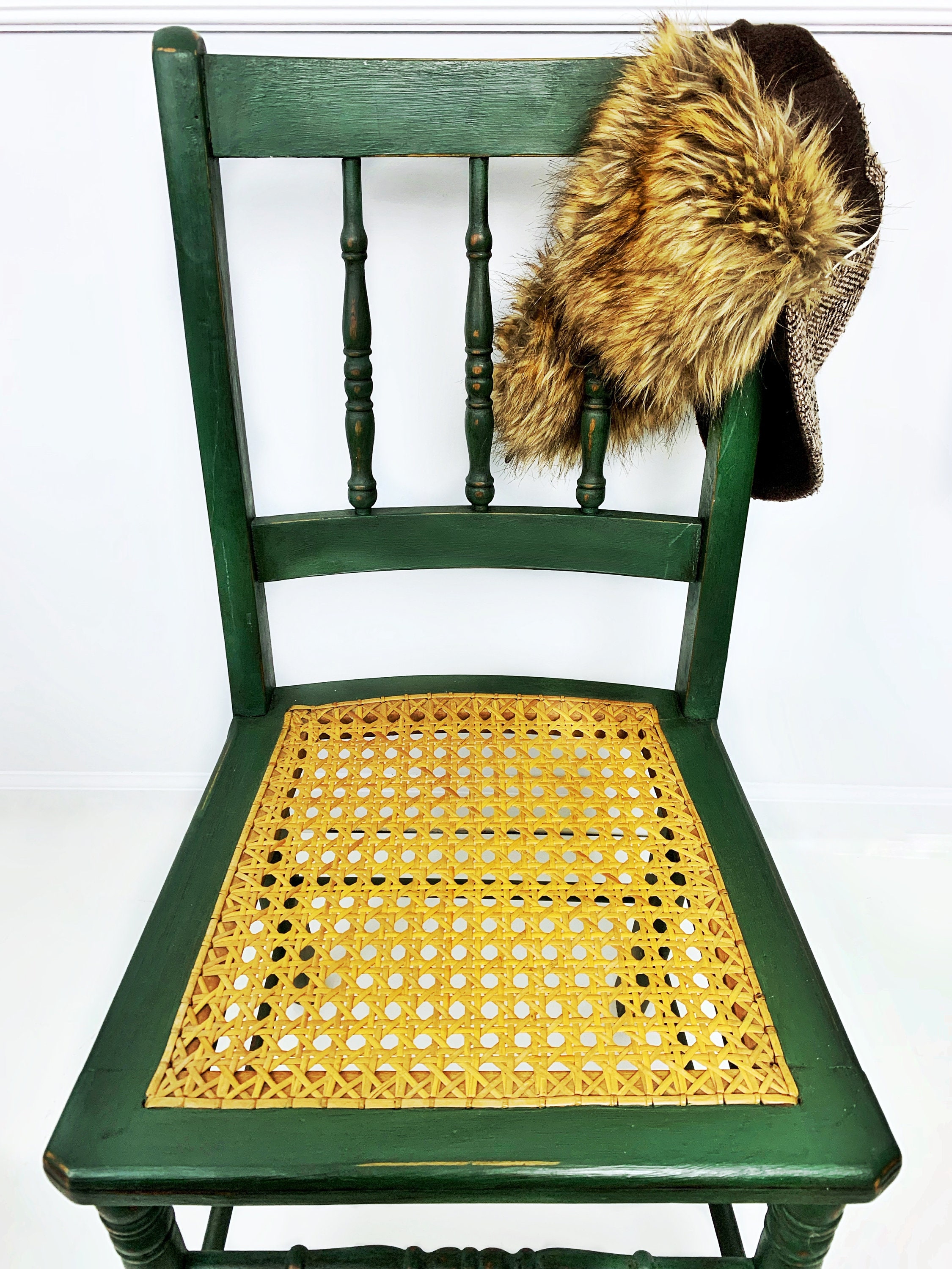 Antique Cane Chair Pair. Vintage Cane Chair Set. Wooden Etsy