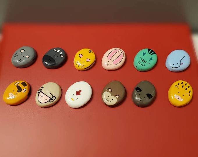 Individual Fruits Basket Zodiac Figurines Etsy