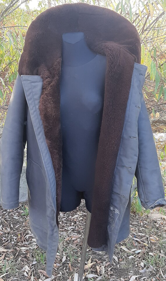 Winter military jacket Soviet tank crews USSR