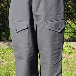 Military original winter pants tanker USSR removable lining