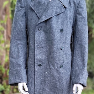 Vintage military coat with balaclava Switzerland